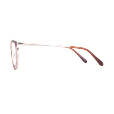 Cat-eye Brown Eyeglasses