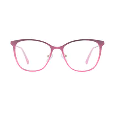 Cat-eye Gradient Pink Eyeglasses