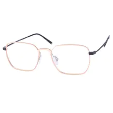 Square Gold Eyeglasses