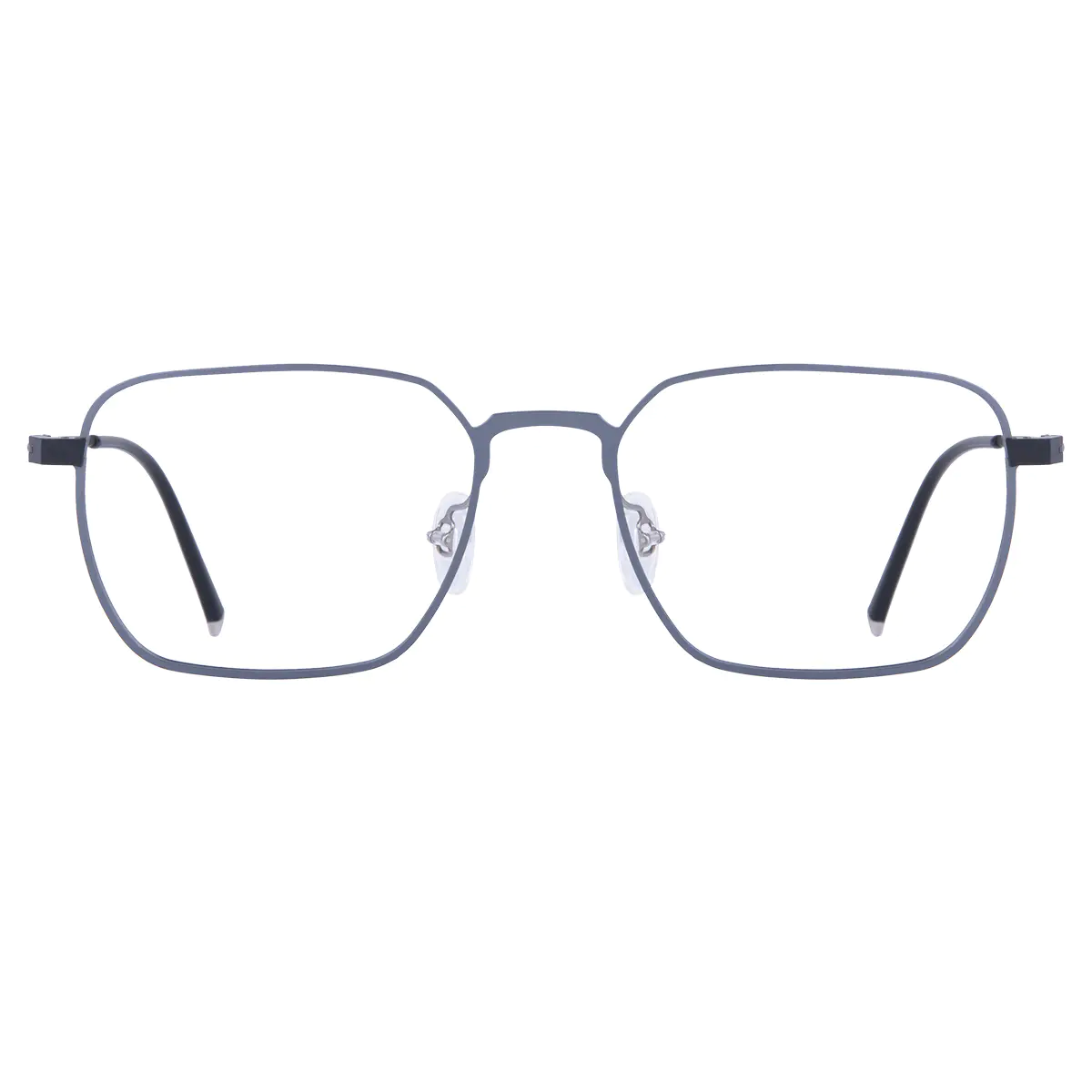 Square Silver Eyeglasses