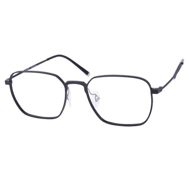 Square Black Eyeglasses