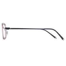 Rectangle Rose Gold Eyeglasses