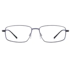 Rectangle Gray Eyeglasses