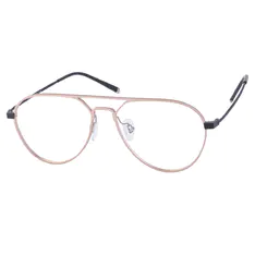 Aviator Gold Eyeglasses