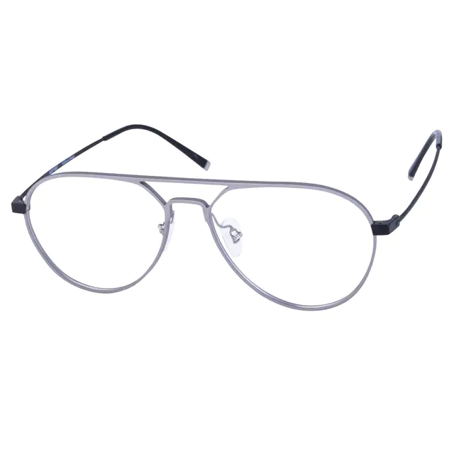 Aviator Silver Eyeglasses