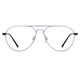 Aviator Silver Eyeglasses