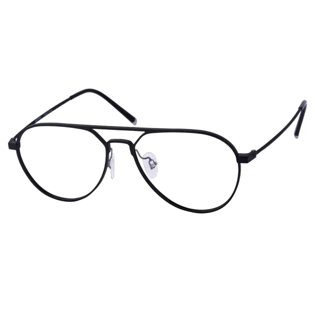 Aviator Black Eyeglasses