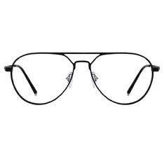 Aviator Black Eyeglasses