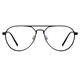 Aviator Black Eyeglasses