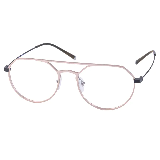Aviator Rose Gold Eyeglasses