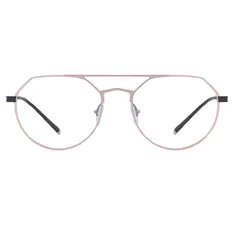 Aviator Rose Gold Eyeglasses