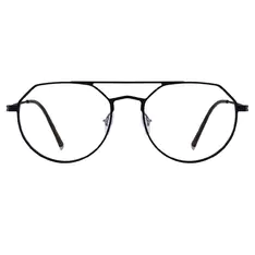 Aviator Black Eyeglasses