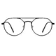 Aviator Black Eyeglasses