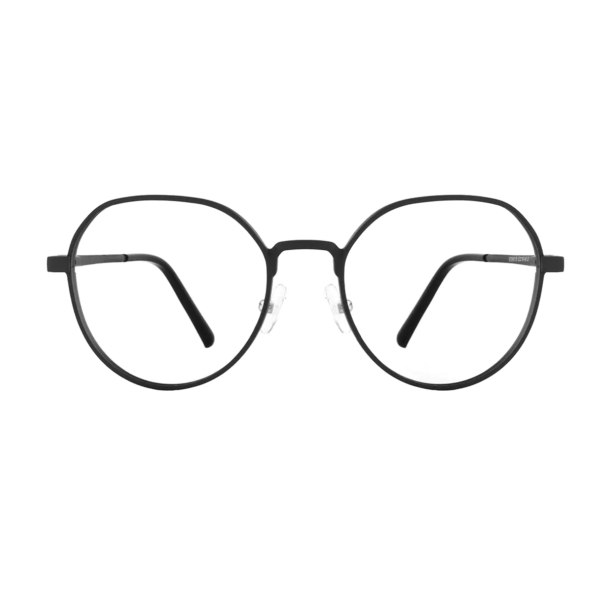 Geometric Black Eyeglasses