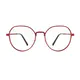 Geometric Red Eyeglasses