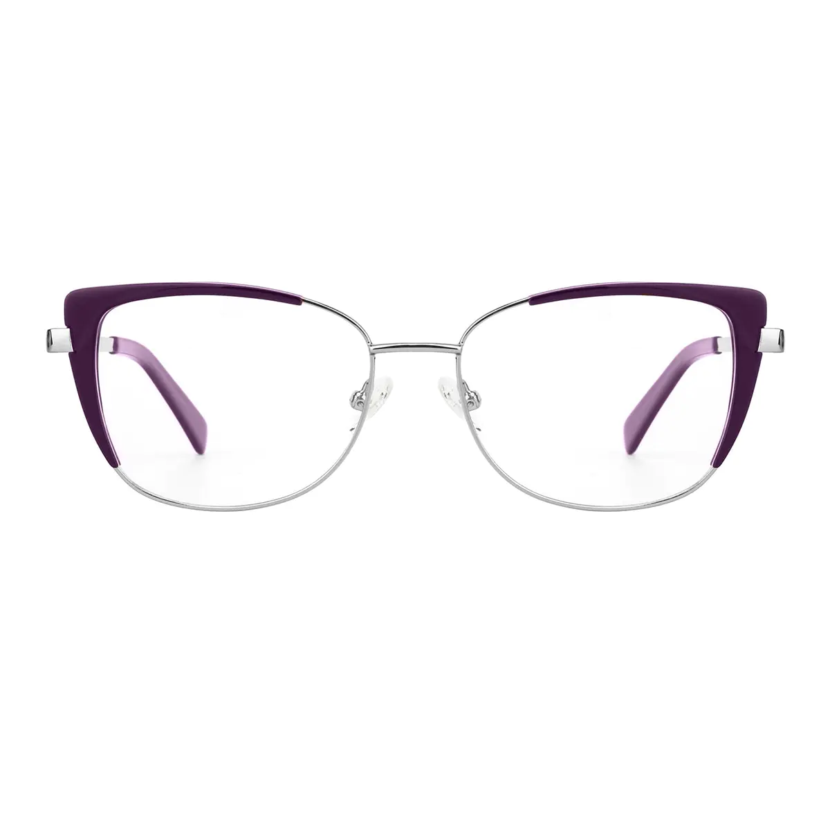 Square Purple Eyeglasses