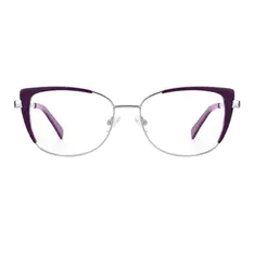 Square Purple Eyeglasses