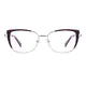 Square Purple Eyeglasses