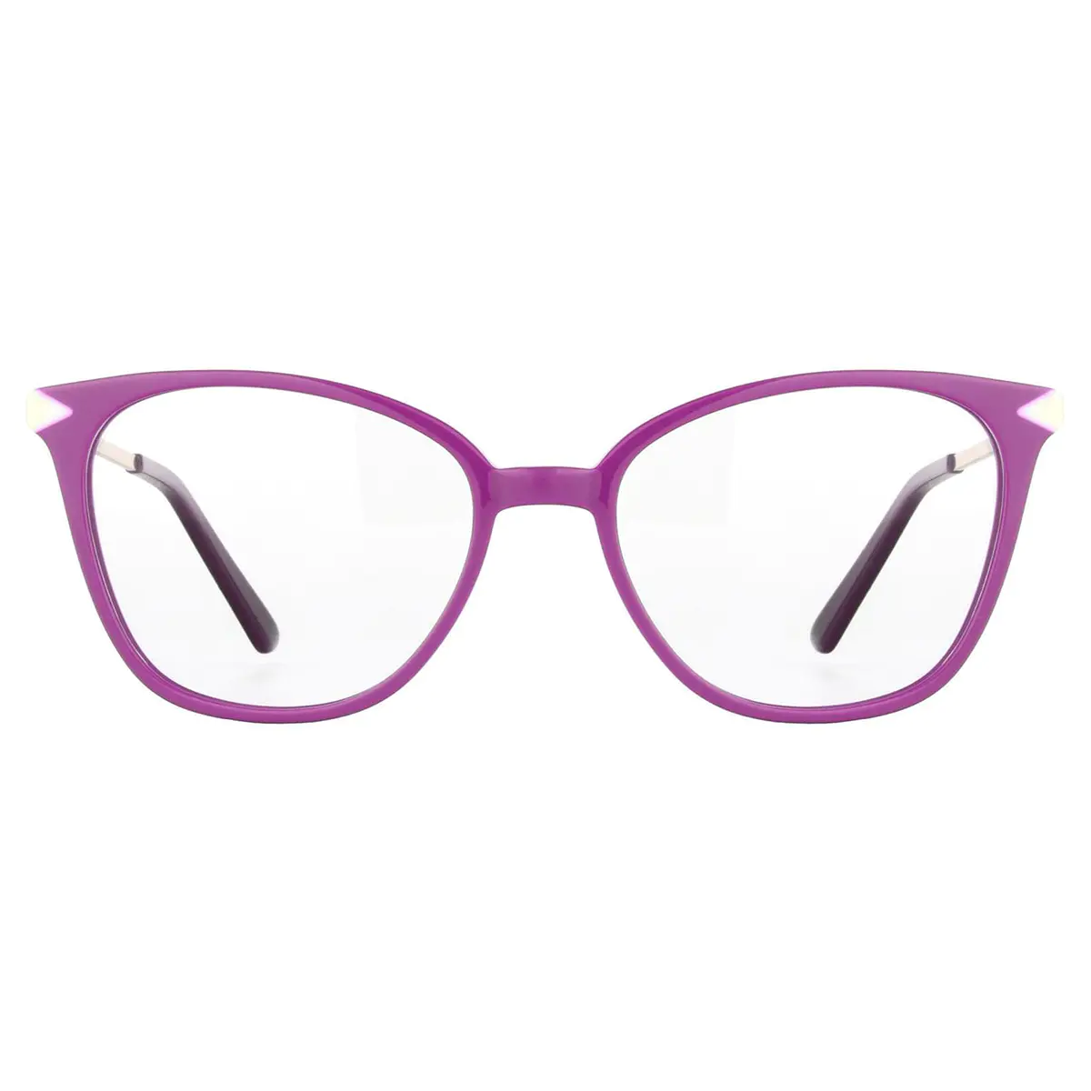 Square Purple Eyeglasses