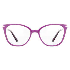 Square Purple Eyeglasses