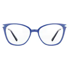 Square Blue Eyeglasses