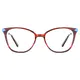 Square Striped Eyeglasses