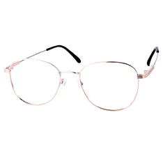 Round Rose Gold Eyeglasses