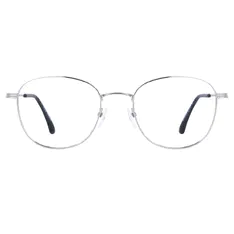 Round Silver Eyeglasses