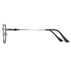 Square Silver Eyeglasses