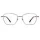 Square Rose Gold Eyeglasses