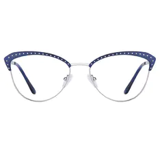 Cat-eye Blue Eyeglasses Blue Eyeglasses