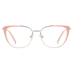 Square Pink Eyeglasses