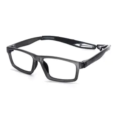 Rectangle Black/Red Eyeglasses