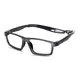 Rectangle Black/Red Eyeglasses