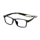 Rectangle Black/Yellow Sport Eyeglasses