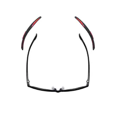 Rectangle Black Sport Eyeglasses