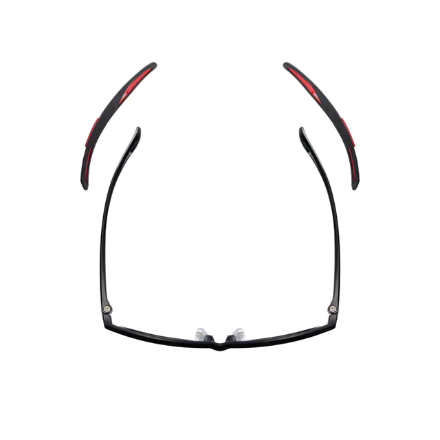 Rectangle Black Sport Eyeglasses