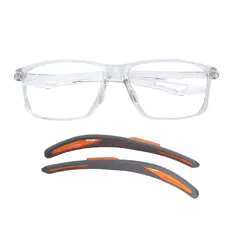 Rectangle Clear Sport Eyeglasses