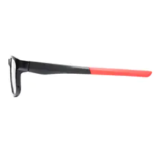 Rectangle Black/Red Eyeglasses