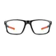 Rectangle Black/Orange Eyeglasses
