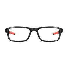 Rectangle Black/Orange Sport Eyeglasses