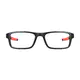 Rectangle Black/Orange Sport Eyeglasses