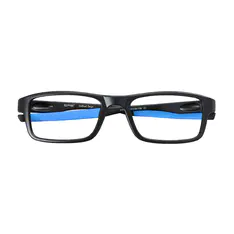 Rectangle Black/Blue Sport Eyeglasses
