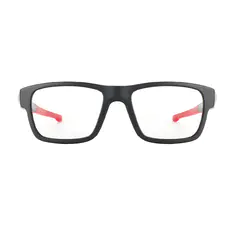 Rectangle Black/Red Eyeglasses