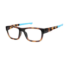 Rectangle Tortoiseshell/Blue Eyeglasses
