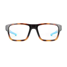 Rectangle Tortoiseshell/Blue Eyeglasses