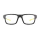 Rectangle Black/Gold Eyeglasses