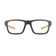 Rectangle Black/Orange Eyeglasses