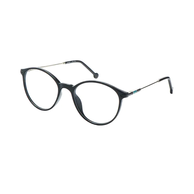 Oval Black Eyeglasses