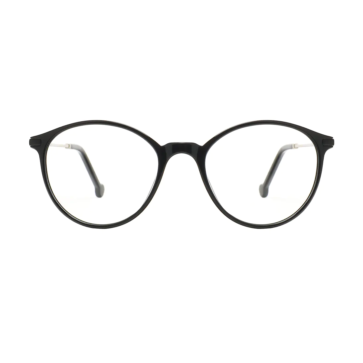Oval Black Eyeglasses